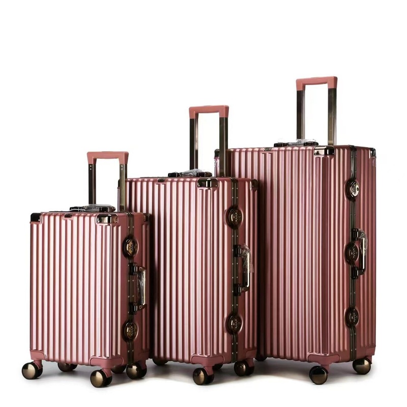 Koffer Set High Quality PC Alloy Aluminum Frame Suit Case Trolley Bag Luggage Sets – Suit Case and Suit Case Luggage Set price
