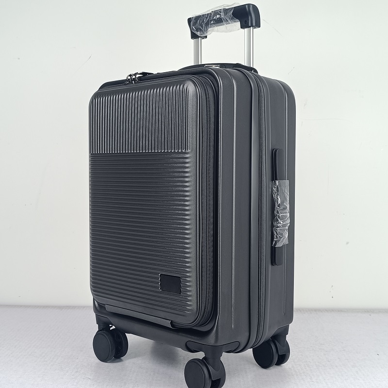 Luxury ABS Front-Open Trolley Luggage Premium Business Travel Koffer with Big Capacity – ABS Luggage and Luxury Koffer price