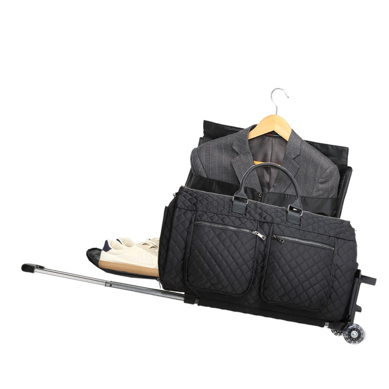 New Travel Nylon Duffel Bags Suit Travel Bags Travel Convertible Carry on Garment Luggage Bag with Wheels – New Bags and Nylon Bags price