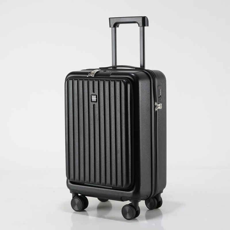 Scratch-Resistant Aluminum Frame Travel Suitcase Cabin Shock-Absorbing ABS PC Zipper Luggage – Zipper Luggage and Cabin Luggage price