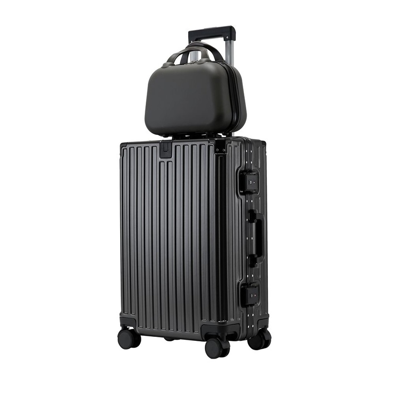 Telescoping Handle Aluminum Frame Travel Suitcases Cabin Scratch-Resistant Luggage Hardshell Classic – Hardshell Luggage and Cabin Luggage price