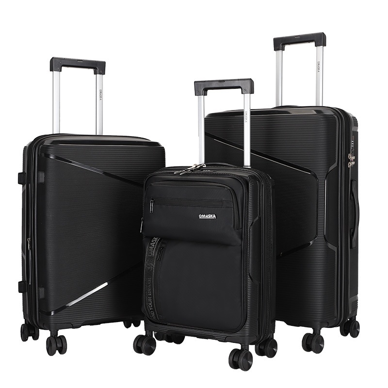 3PCS 20/24/28 PP Polypropylene Hard Shell Suit Cases Set Travel Trolley Luggage – Suit Cases Travel Trolley Luggage and Suit Cases for Traveling price