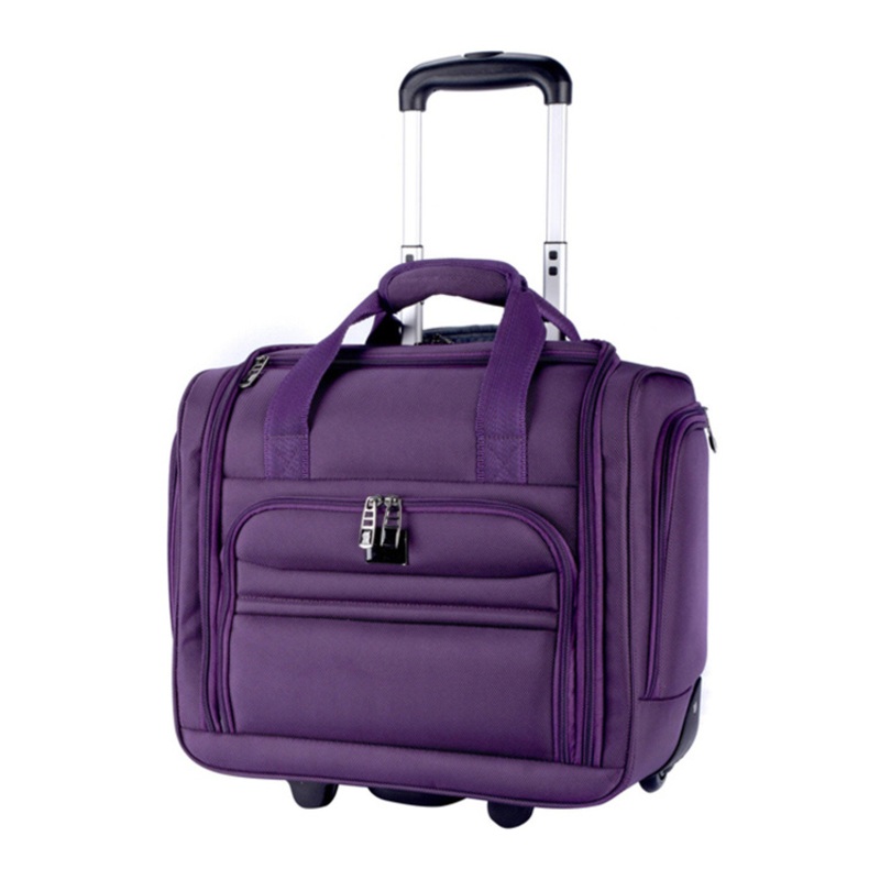 China Supplier 16 Rolling Under-Seater Rolling Carry-on Business Bag Polyester Vintage Airline Easy Trip Trolley Travel Laptop Suitcase – Trolley Backpack and Bolso price