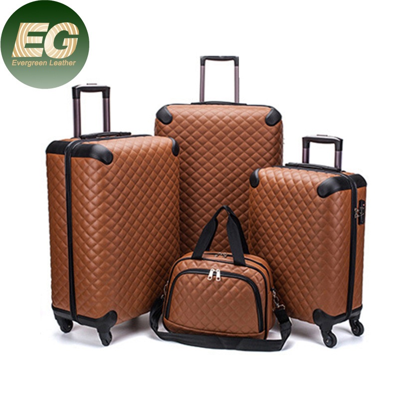 Ea159 Quilted Small Handbag 16/20/24/28 Inch Guangdong Luxury Designer Suitcase Luggages Set Organizer Traveler Travel Bag Custom Leather Luggage – Leather Luggage and Custom Luggage price