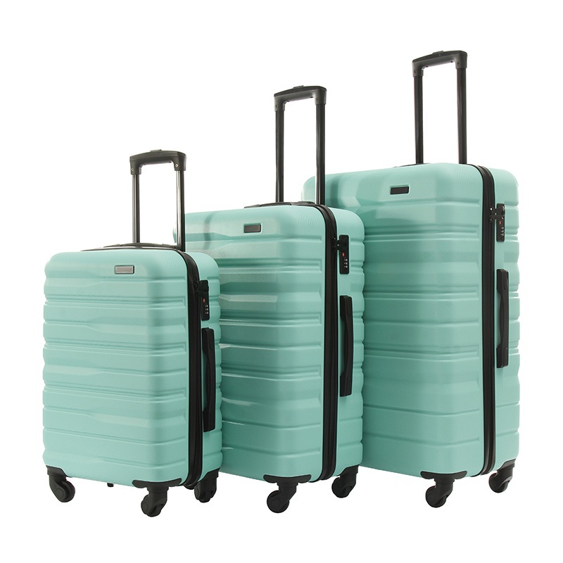 Good Quality Durable Material ABS Travel Luggage 20 24 28 3 Pieces Trolley Case Set – ABS Luggage and Trolley Luggage price