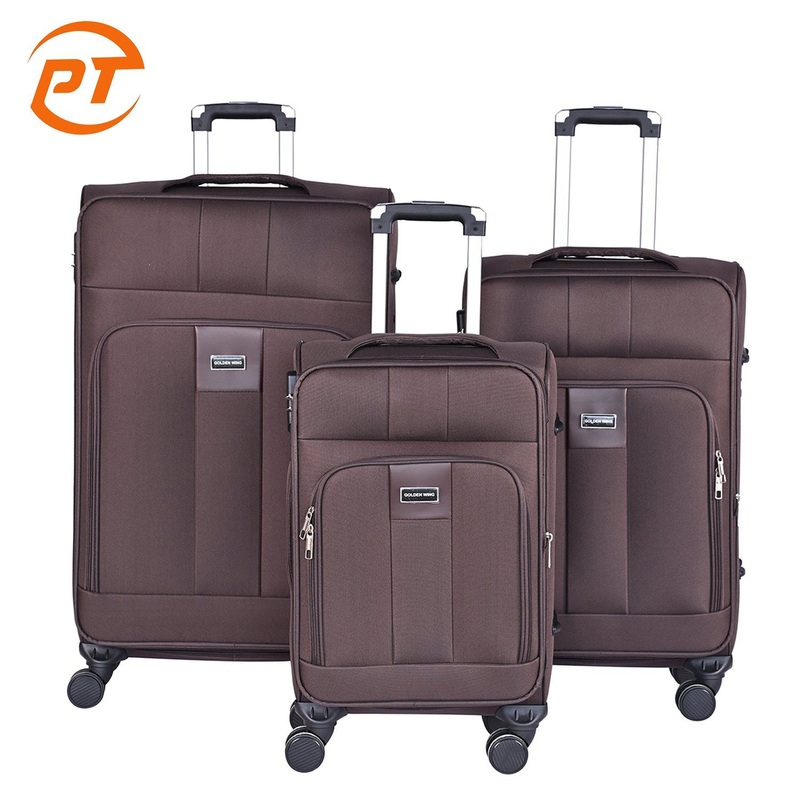 High End Zip Textile Luggage Set Checked Travel Bags DIY Hand Carry on Cabin Bag Valise De Voyage Maleta Fabric Trolley Suitcase – Fabric Suitcase and Textile Luggage price