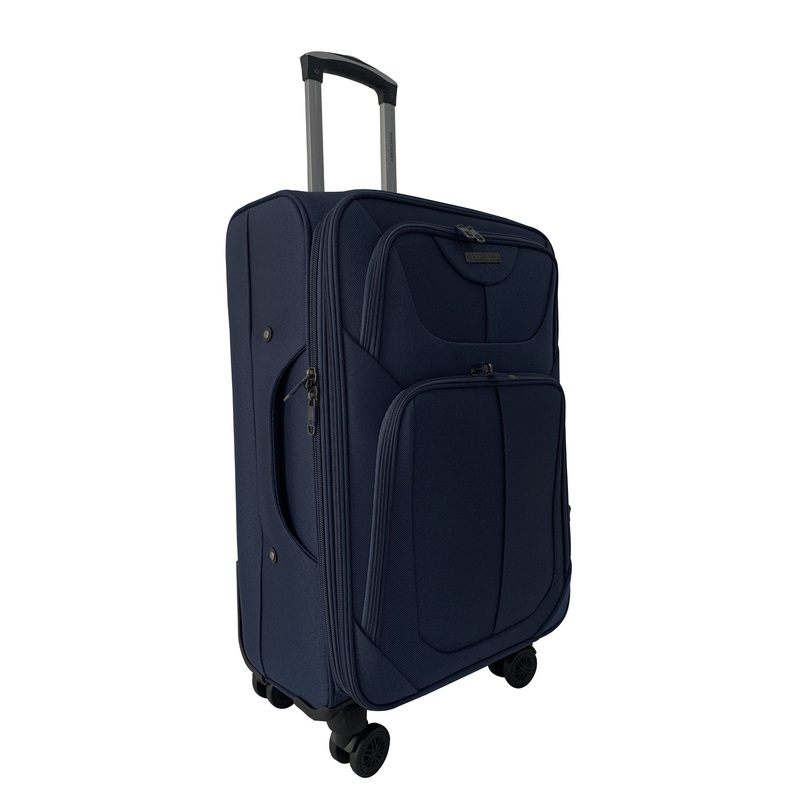 Lightweight Spinner Wheel Polyester Soft EVA Travel Black Luggage Set – EVA Luggage Set and Polyster Luggage Set price