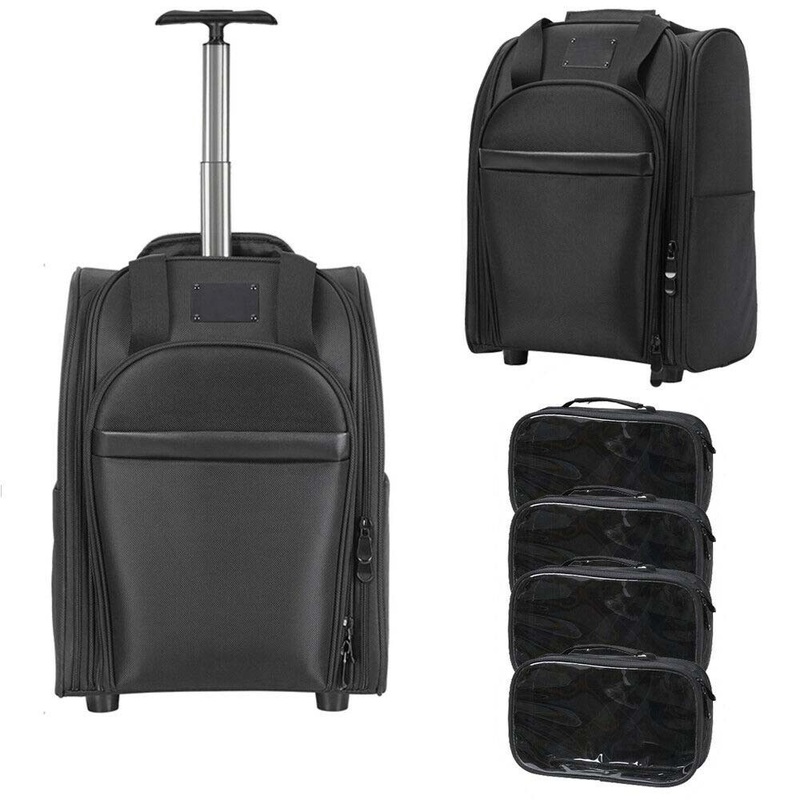 Portable Cosmetic Makeup Case Rolling Travel Bag Business Wheels Trolley Luggage Bag – Cosmetic Makeup Case and Rolling Travel Bag price
