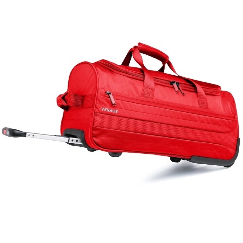 Red Trolley Bag with Wheels for Travel – Trolley Bag and Luggage Bag price