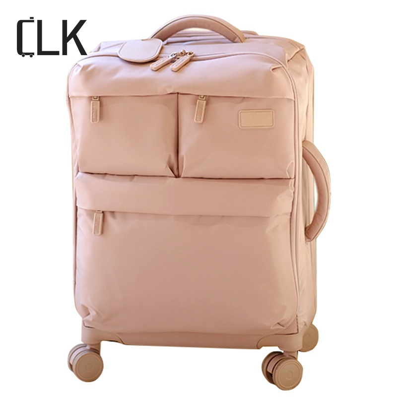 Soft Oxford Cloth Travel Luggage Bags on Sale Pink Carry on Girls Luggage – Luxury Luggage and Trunk price
