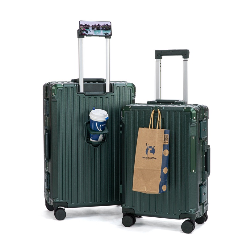 Aluminum Frame Travel Multi-Function Suitcase Luggage Spinner Unisex Carry-on – Boarding PC 20 24 Suitcases and Aluminum Frame Luggage Suitcase price