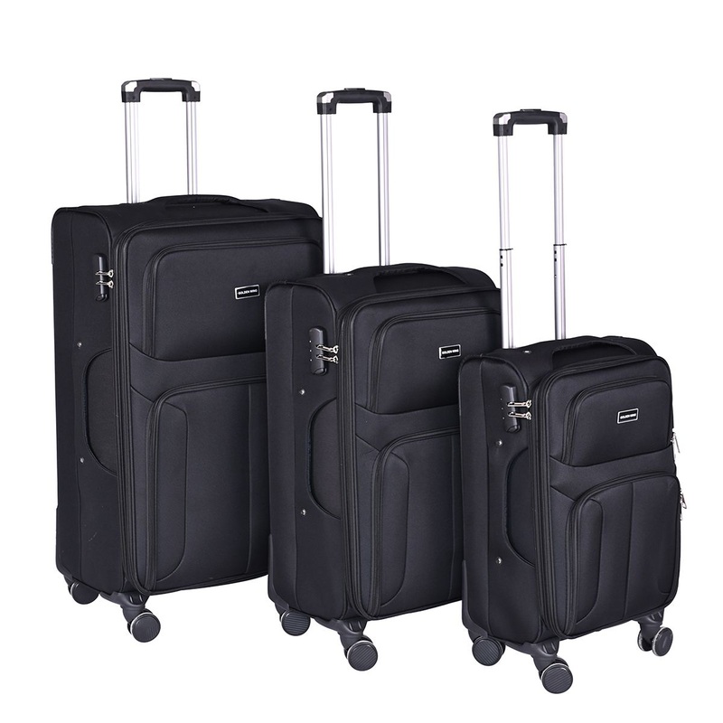 Best Quality Durable Trendy Soft Shell Oxford Polyester Fabric Trolley Bags Suitcase Waterproof Multi Functional Cloth Carry on Bags – Suitcase and Polyester Luggage price