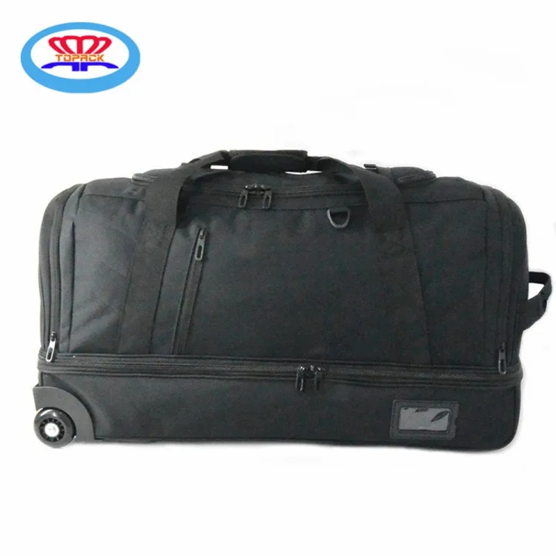 China Supplier High Quality Nylon Material with Lightweight Handle Large Capacity Trolley Duffel Travel Bag – Trolley Backpack and Bolso price
