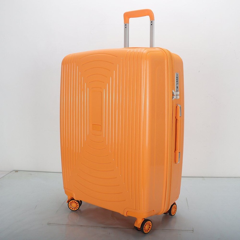 Classic Colorful PP Luggage 20 24 with Tsa Lock Aluminum Trolley – Wholesale Travel Luggage and Luggage price