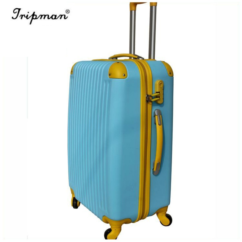 Contrast Colors Carry on Luggages Expandable Hardside Trolley Travel Luggage – Trolley Luggage and ABS PC Luggage price