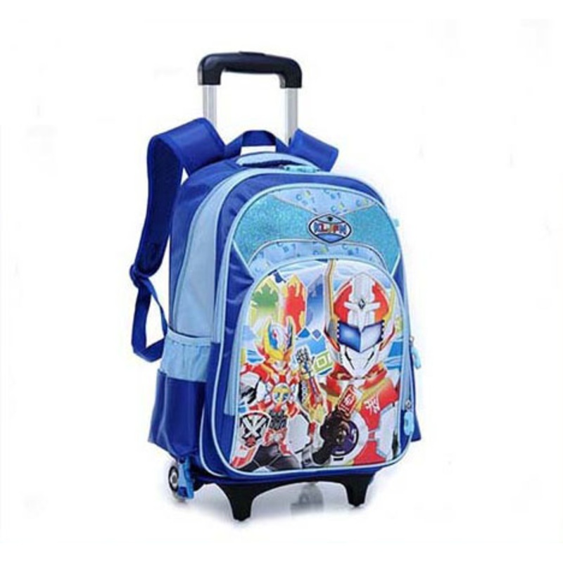 Distributor Children Cartoon Kids Boys Book Trolley School Bag with Wheels – Trolley School Bag and Children Trolley School Bag price