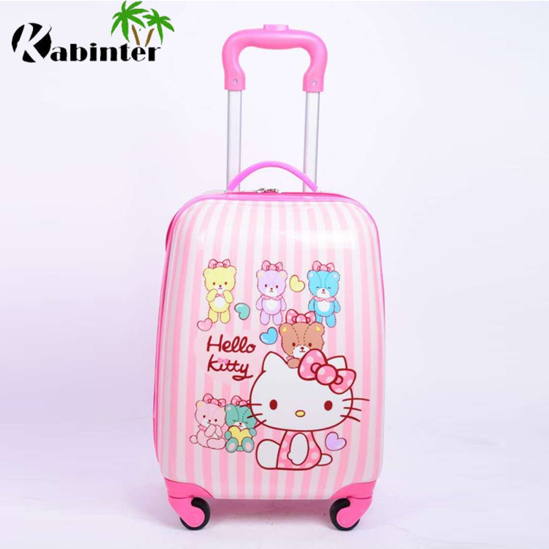 Fahionable Kid Pattern Trolley Luggage 18 Luggage Bag School Luggage with 2 Wheels – Carry on Luggage and Luggage Bag price
