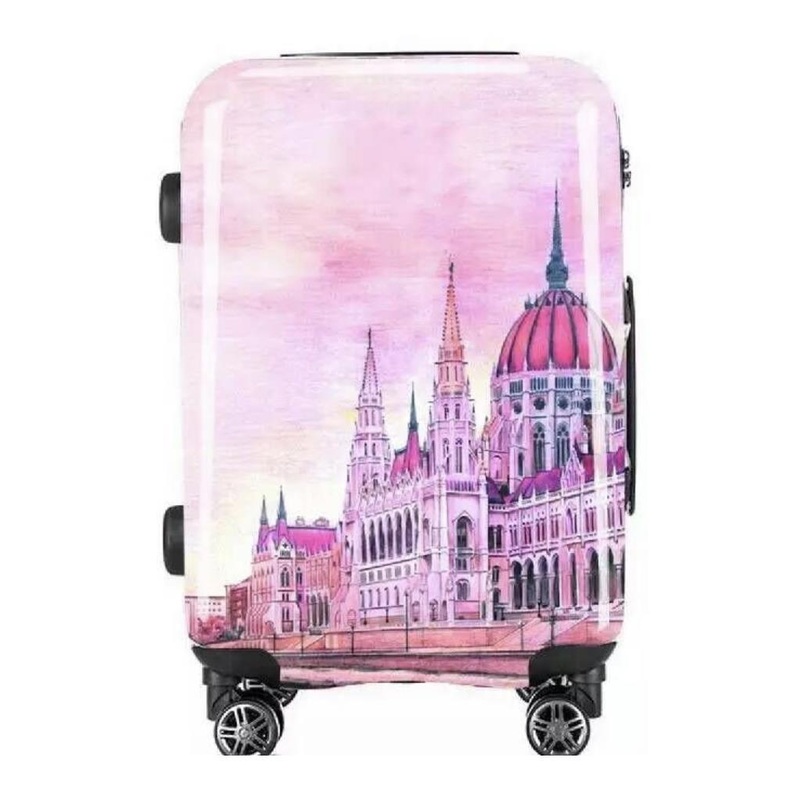 Fashion City Print Trolley Travel Luggage Bag with OEM Service – Trolley Luggage and Travel Luggage price