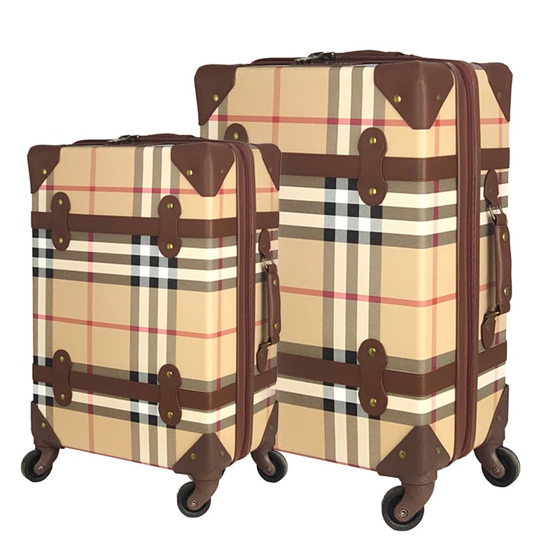 Fashion Multi-Color ABS+PU Travel Trolley Suitcase with 4 Spinner Silent Wheels – Trolley Travel Luggage and Trolley Luggage price