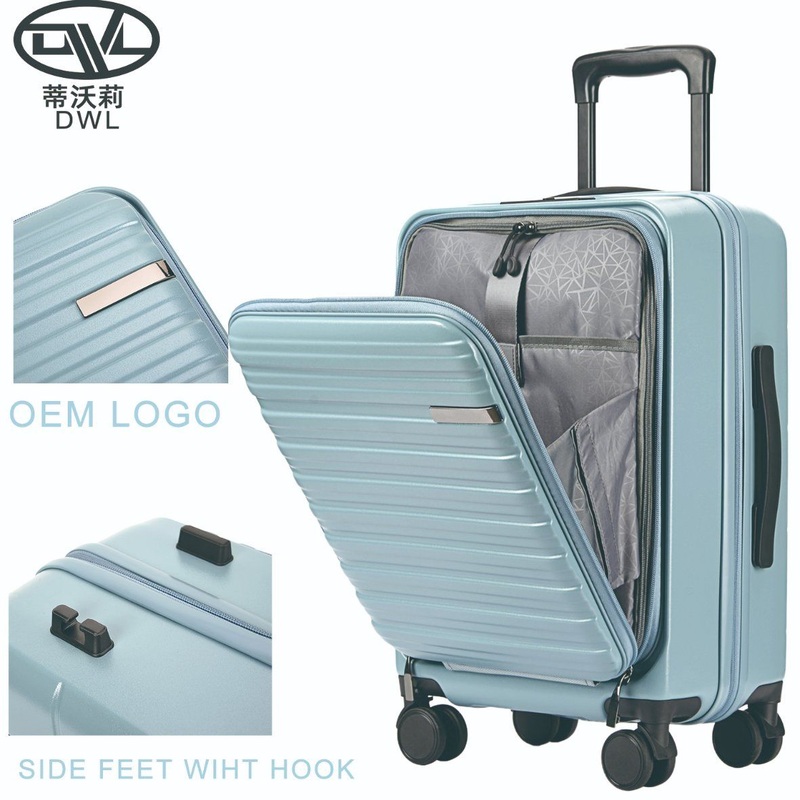 Hot Sale Design Front Open Luggage Sets 3 Pieces 20/24/28 Inch Travel Trolley Suitcase on Wheels for Students Outdoors – ABS PC Trolley Luggage and Hot Sell Fashion Trolley Luggage Sets price