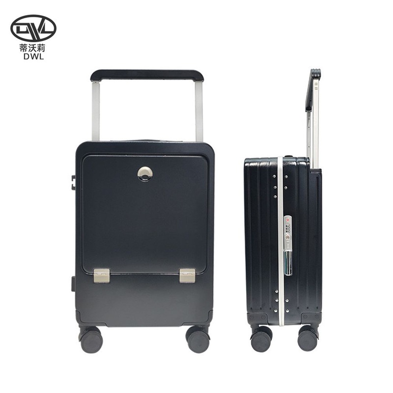 Multifunctional Luxury PC Carry on Travel Trolley Suitcase Front Open Laptop Business Suitcase – PC Hard Shell Suitcase and Suitcase Set Manufacturers in China price