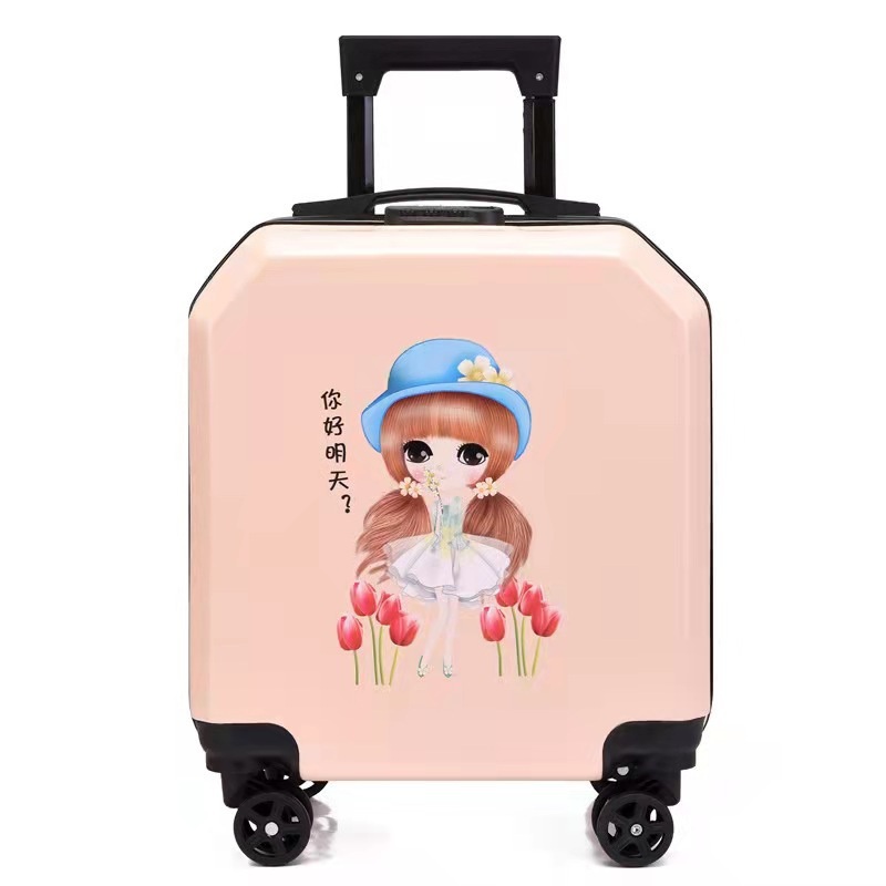 Vibrant Durable Lightweight Waterproof Printed Pattern Travel Trolley Wheels Kids Suitcase with Fun Character Printing – Kids Suitcase and Travel Kids Suitcase price