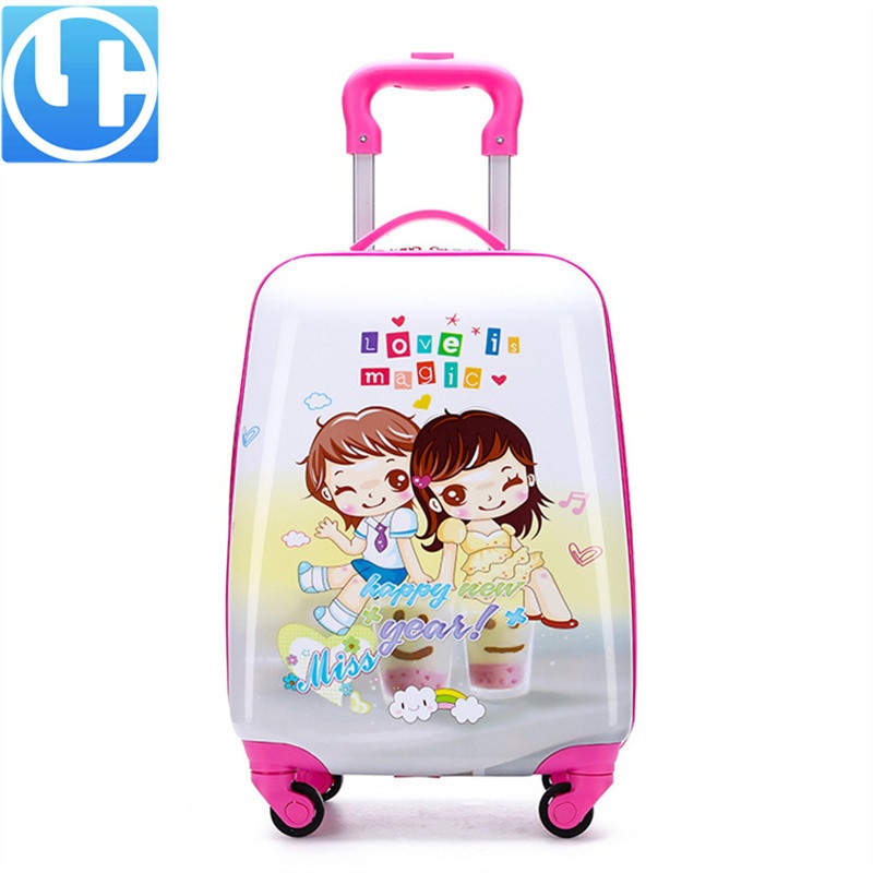 Wholesale ABS PC Travel Luggage Cute Kids Children Trolley Case with 4wheels – Children Trolley Case and Girls Kids Cartoon Suitcase price