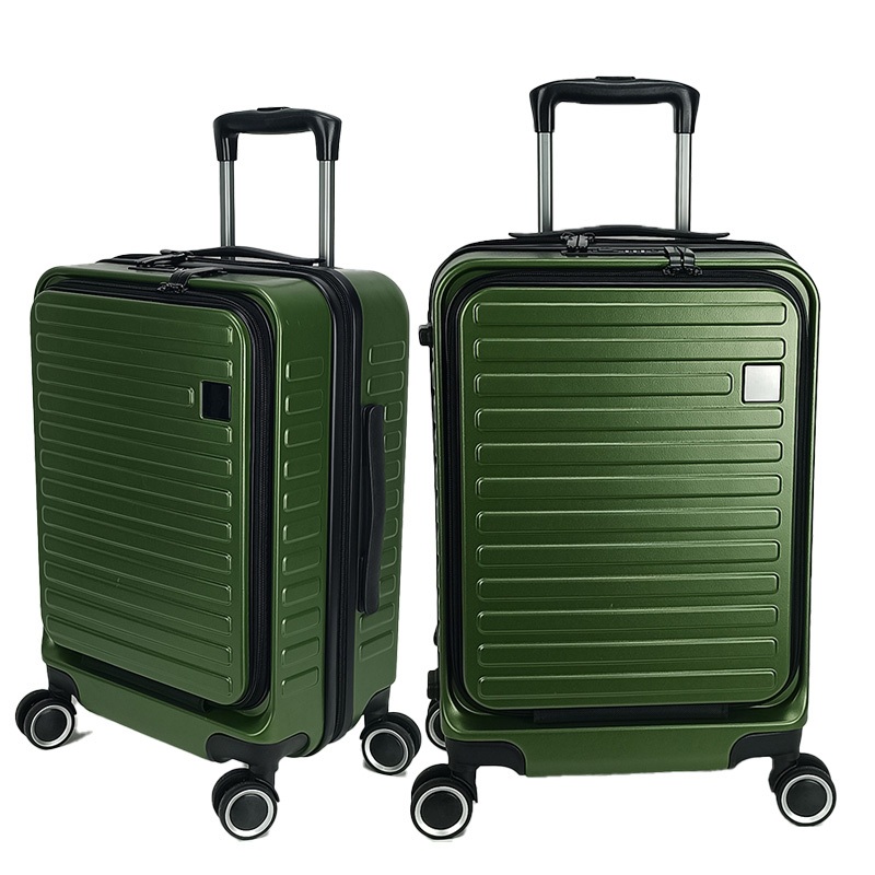 Wholesale Front Open Trolley Case Luggage with High Quality Double Spinner Silent Wheels – Trolley Case Luggage and Trolley Luggage price