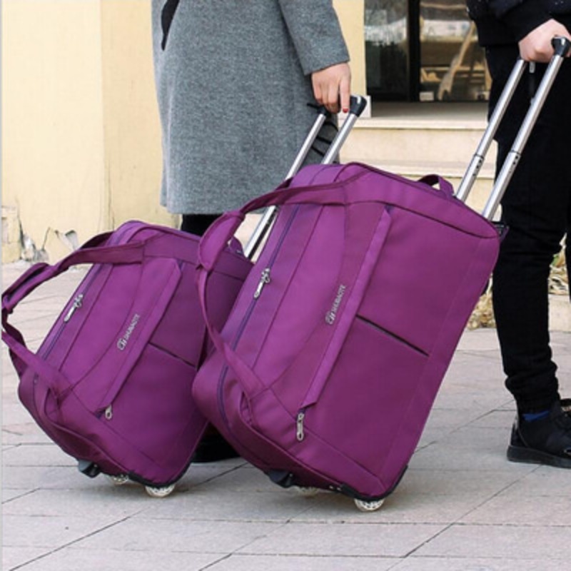Wholesale Luggage Bag Trolley Duffle Bag Rolling Suitcase Carry on Travel Bag with Wheels Trolley Bag – Trolley Bag and Luggage Bag price