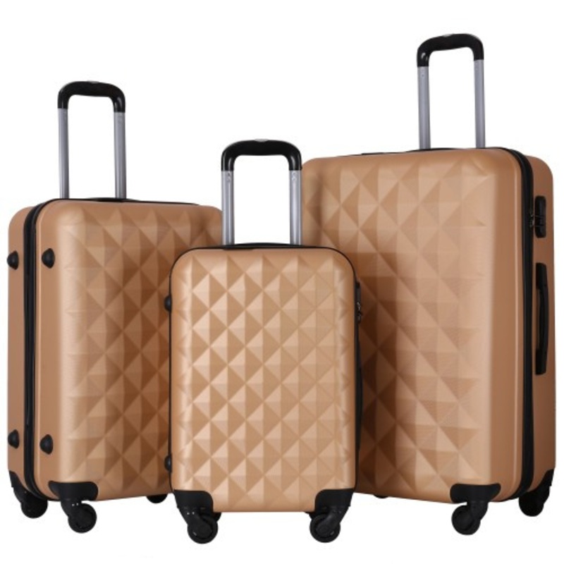 4PCS Travel Custom Luggage Set 12 20&rdquor; 24 28&rdquor; – ABS Luggage and Trolley Case price