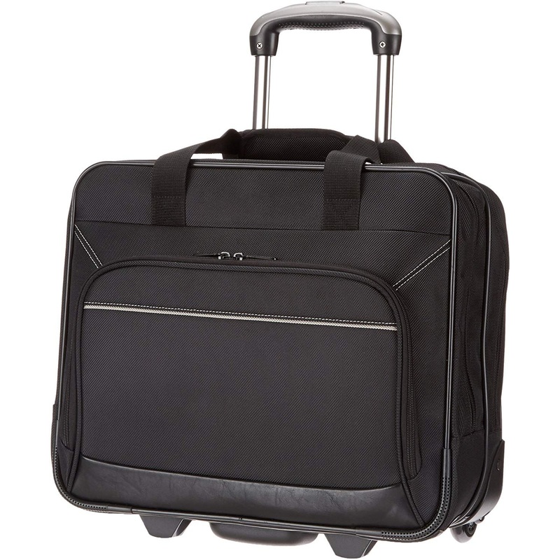 Custom Logo Nylon Rolling Bag Laptop Computer Case with Wheels – Computer Case and Rolling Bag price