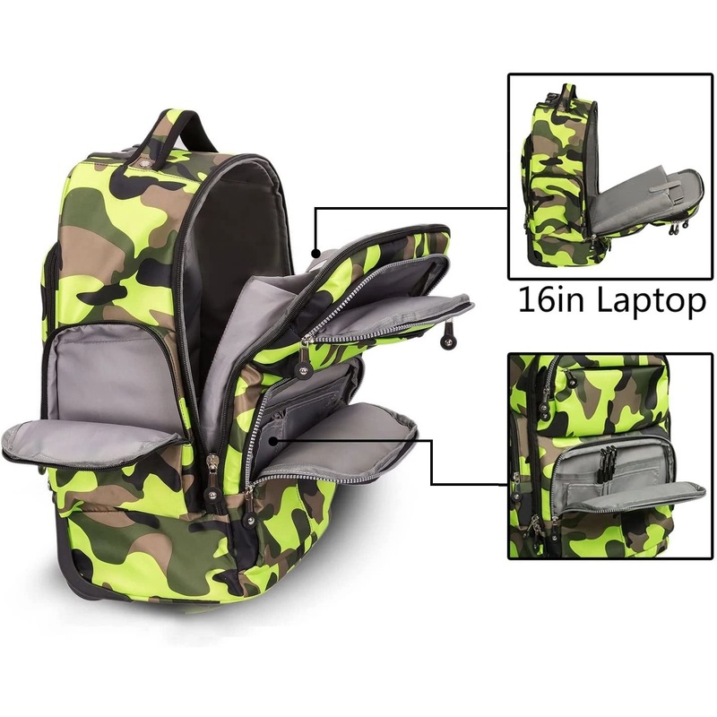 Customized Fashion Wholesale Trolley Luggage Travel Wheeled Backpack Bag – Trolley Backpack and Bolso price