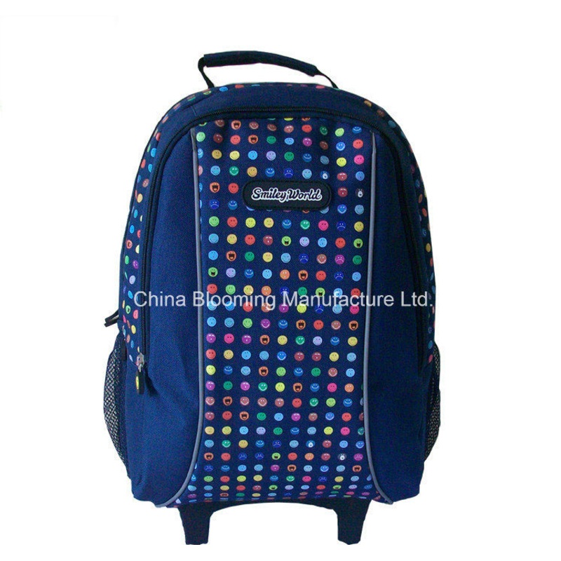 Distributor Back to School Book Bag Trolley Rolling Student Backpack – Trolley Bag and Trolley Backpack price