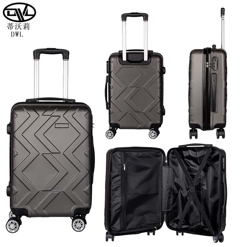Dwl Factory PC+ABS Hard 3 Pieces Luggage Sets Expandable Durable Suitcase with Double Wheels Lock – ABS+PC Travel Suitcase and Spinner Wheels Luggage Set price