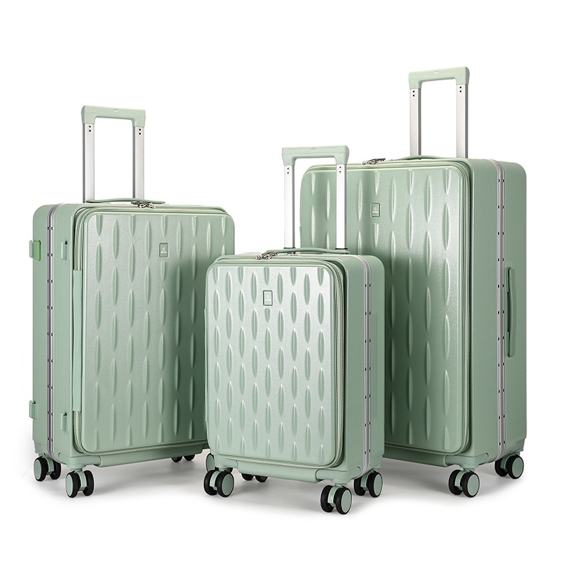 Factory Wholesale Luxury PC 3PCS Set Aluminum Frame Luggage Suitcase for Travel – PC Suitcase and Travel Suitcase 3PCS price