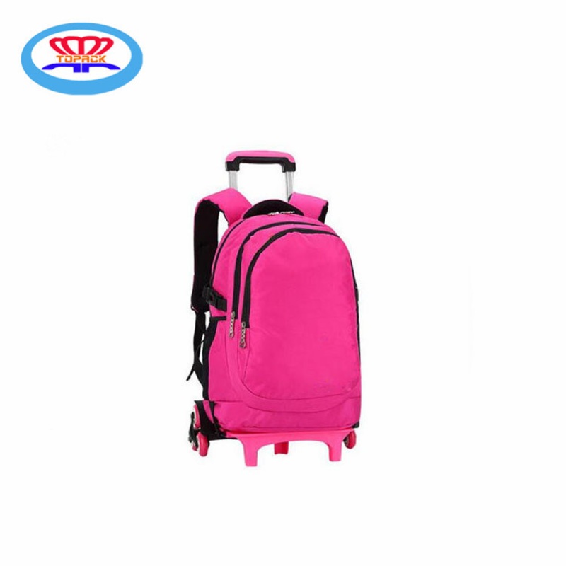 Kids Childrens Girls Wheeled Trolley Travel Bag School Bag – Trolley Backpack and Bolso price