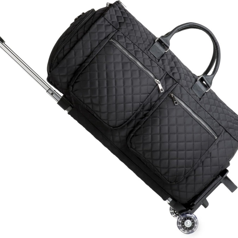 Large Capacity Stylish Lightweight Durable Waterproof Carry Wheel Trolley Travel Softshell Luggage Suitable for Weekend Gewouts with Multiple Compartments – Softshell Luggage and Travel Softshell Luggage price