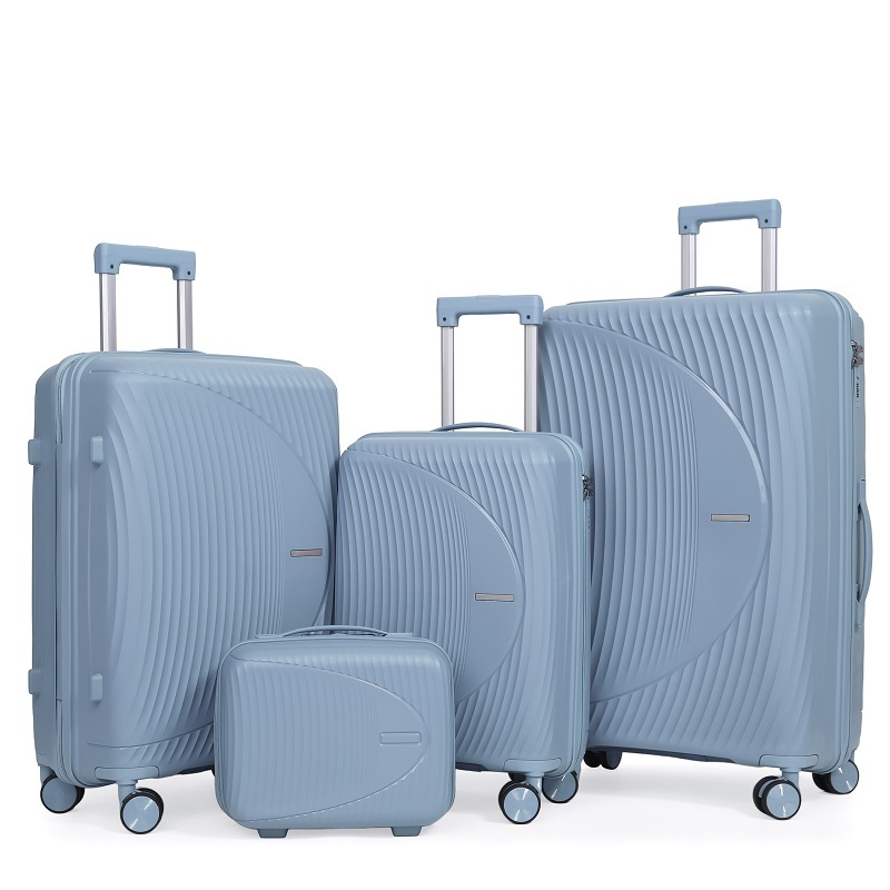 Premium 4-Piece PP Luxury Luggage Set High Quality Travel Suitcase with Big Capacity – PP Luggage and Luxury Luggage price