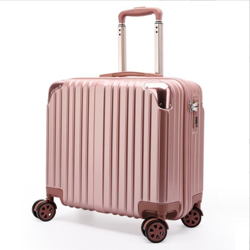 Rose Gold Color 18 Inch Universal Wheel Travel Luggage – Rose Gold Luggage and 18 Inch Travel Luggage price