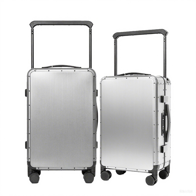 Sleek Red 20-Inch All-Aluminum Suitcase with Tsa Metal Lock Quiet Wheels Premium Travel Luggage – Hard Shell Luggage Set and Luggage Set with Front Opening price