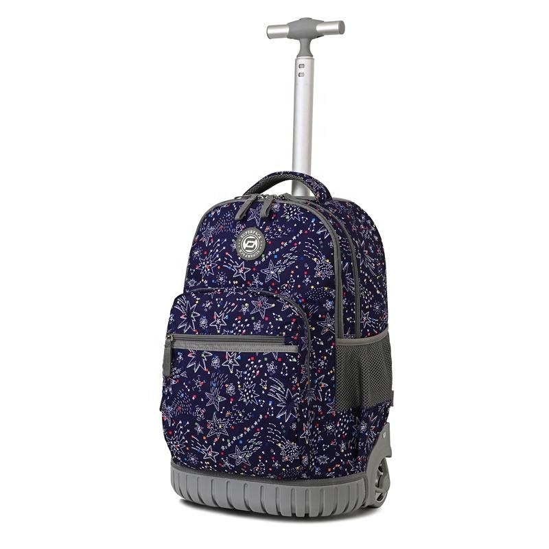 Wheeled Backpack Students Luggage School Book 18 Inch Trolley Backpack Multifunction Rolling Backpack – Trolley Bag and Trolley Schoolbag price