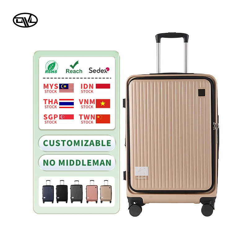 Wholesale ABS Trolley Luggage Set Travel Rolling Suitcase with Explosion-Proof Zipper – Carry-on Luggage with Laptop Bag and ABS Front Open Pocket Luggage Set price