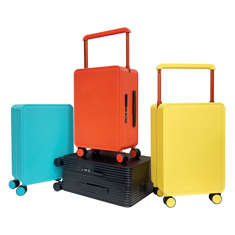 Wide Trolley PC Luggage 20/24 Colorful Travel Luggage Set with USB Charging Port – PC Luggage and Wide Trolley Handle Suitcase price