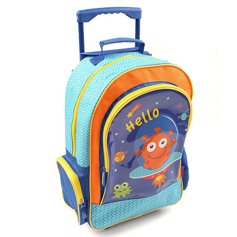 17 Inch Blue School Bag Wheeled Rolling Luggage Backpack – Rolling Backpack and Wheeled Backpack price