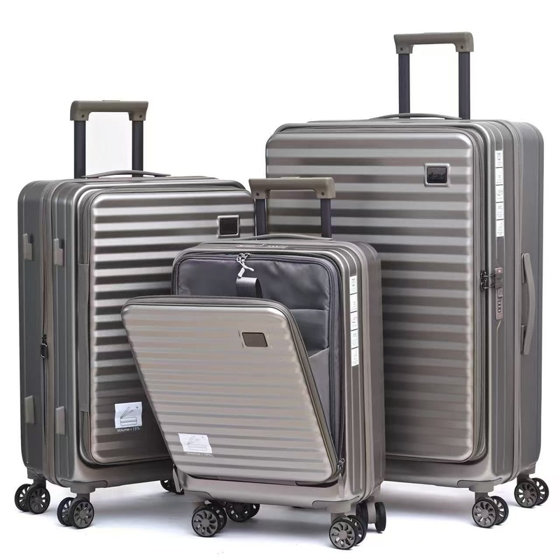 Durable Pengteng Factory Dry Wet separation Front Open Travelling PC Suitcase Airline Boarding Student Camping Luggage Set for Europ America Japan – Luggage and Suitcase price