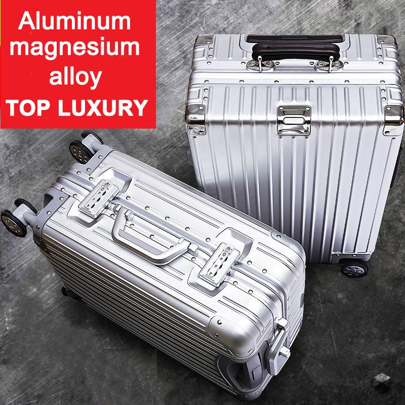 Ea170 20/24/26/29inch Hand Large Aluminum Luggage Fashionable Carry on Organizer Custom Designer Travel Luxury Wholesale Set Hard Shell Suitcase – Aluminum Suitcase and Aluminum Luggage Suitcase price