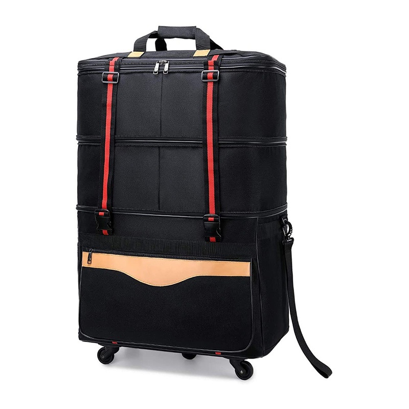 Expandable Large Lightweight Wheeled Rolling Duffel Travel Foldable Luggage Bag – Travel Duffel Bag and Wheeled Duffel Bag price
