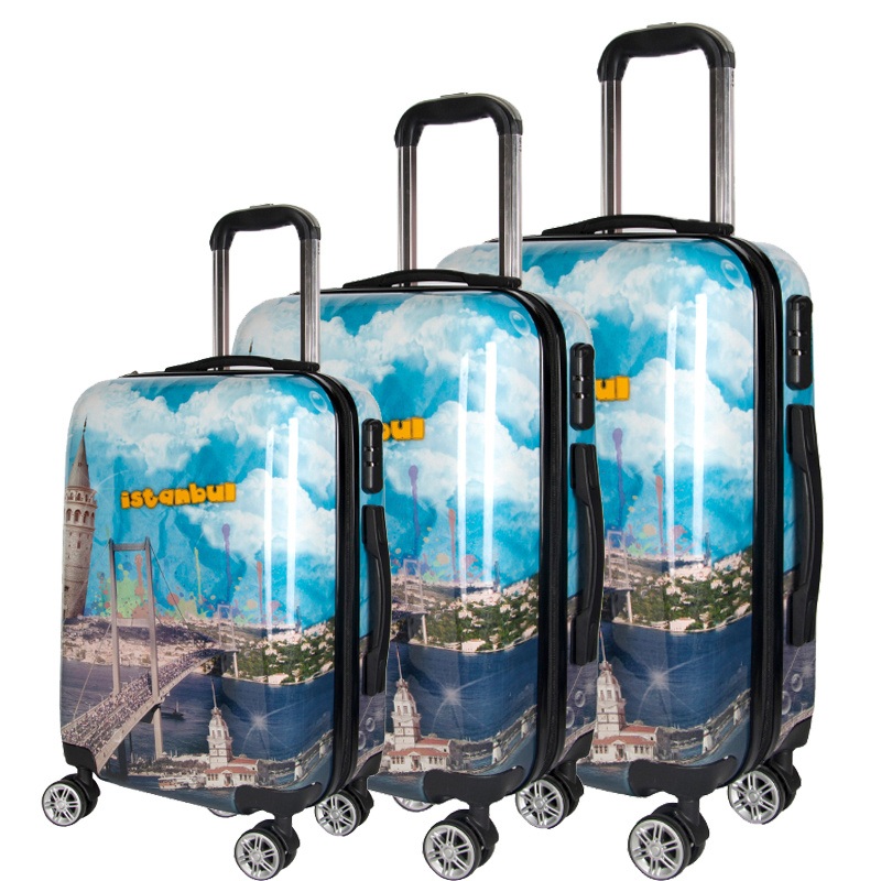 High Quality 20/24/28 Colorful New Design Fashion Classical PC Printing Travel Luggage Suitcase – Hot Selling PC Printing Suitcase and Classical Luggage price