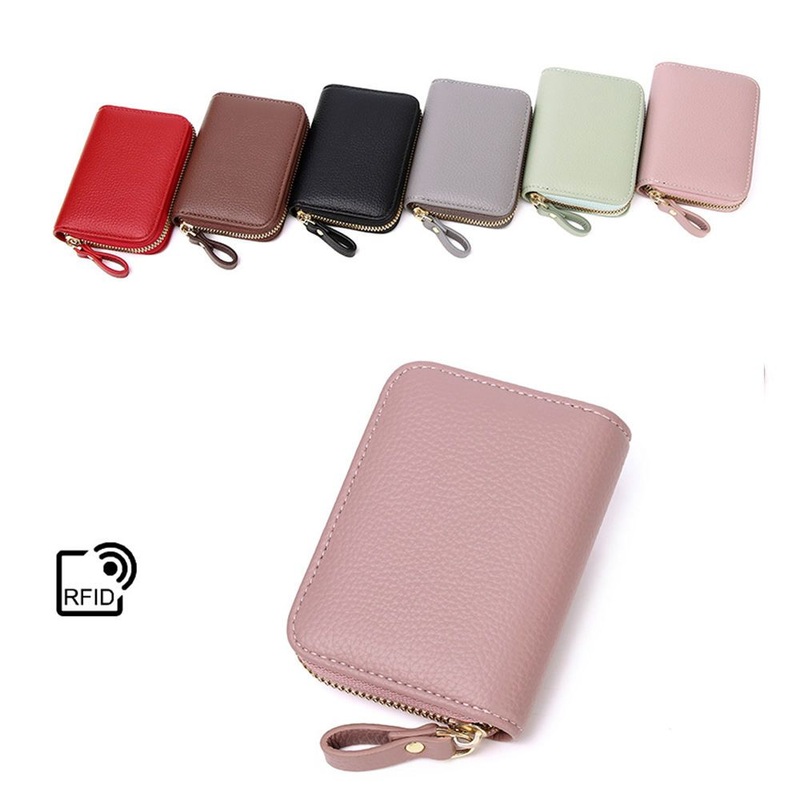 New Arrival Short Women Zipper Purse Wallets Luxury Cowhide Leather Coin Wallet Card Holder Real Leather Wallets – Hand Bag and Shoulder Bag price