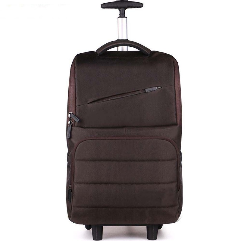 Travel Luggage Roll Bag Trolley Backpack Lightweight Black Wheeled Bag – Travel Luggage and Roll Bag price
